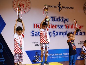 27 Ağustos - 3 Eylül 2021 Türkiye Küçükler ve Yıldızlar Satranç Şampiyonası Türkiye Şampiyonu