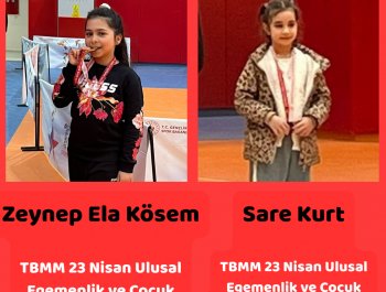 ANKARA'DA MADALYALAR KIZLARIMIZA