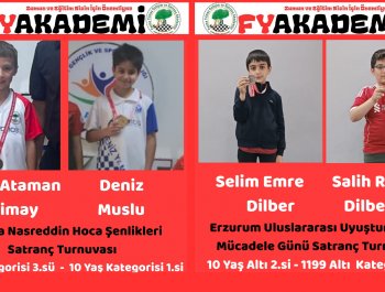 KONYA VE ERZURUM TURNUVALARI!!