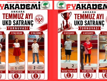 ANKARA TEMMUZ AYI UKD SATRANÇ TURNUVASI