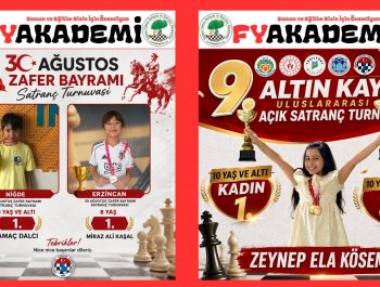 30 AĞUSTOS HAFTASI MADALYALARIMIZ!!